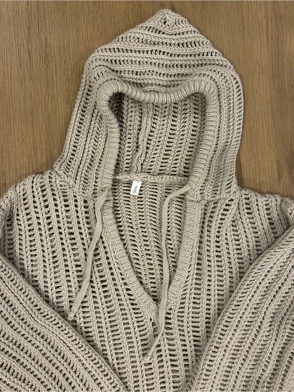Wishlist Open Knit Hooded Sweater - Picture 2 of 9